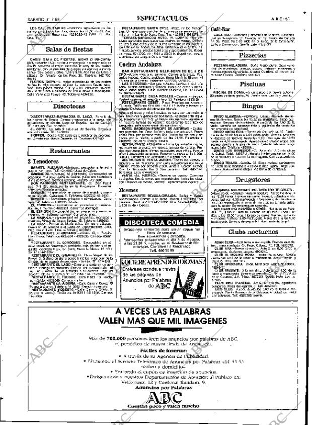 ABC SEVILLA 31-07-1993 página 85