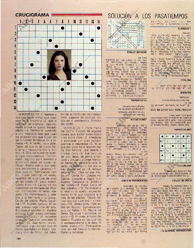 BLANCO Y NEGRO MADRID 01-08-1993 página 104