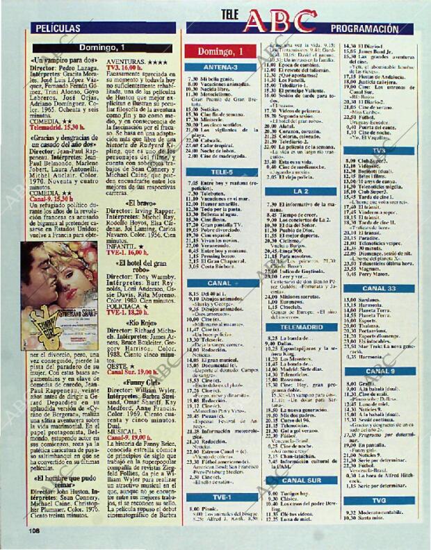 BLANCO Y NEGRO MADRID 01-08-1993 página 108