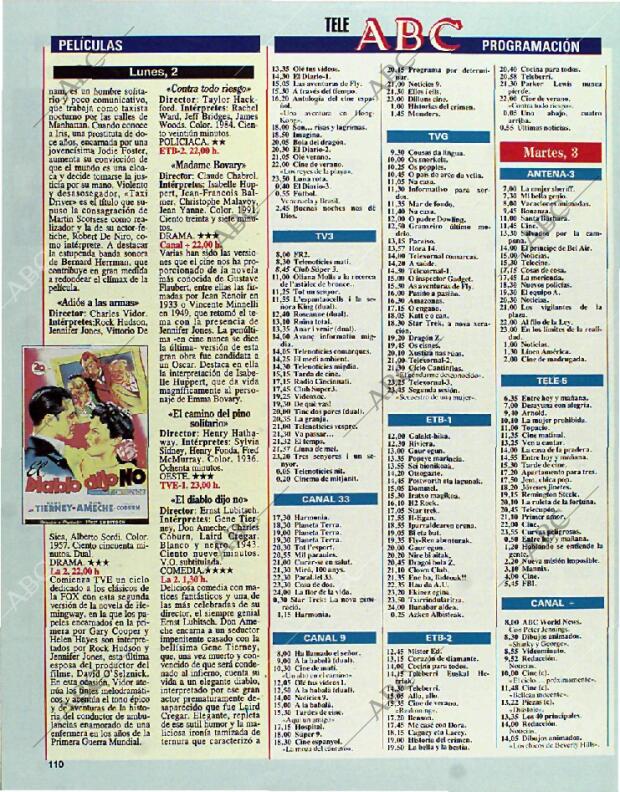 BLANCO Y NEGRO MADRID 01-08-1993 página 110