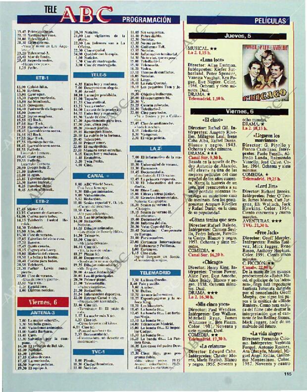 BLANCO Y NEGRO MADRID 01-08-1993 página 115