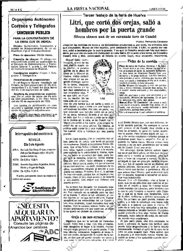 ABC SEVILLA 02-08-1993 página 66