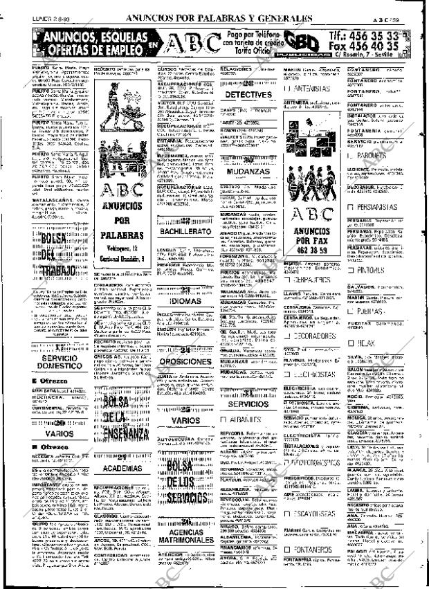 ABC SEVILLA 02-08-1993 página 89