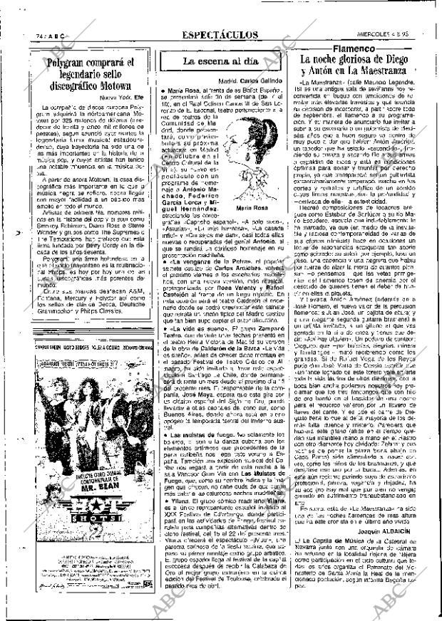 ABC MADRID 04-08-1993 página 74
