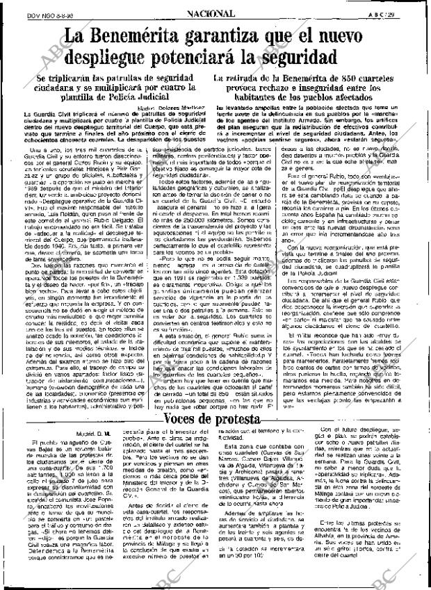 ABC SEVILLA 08-08-1993 página 29