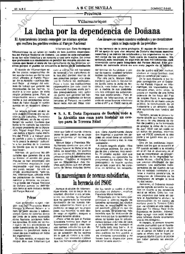 ABC SEVILLA 08-08-1993 página 62