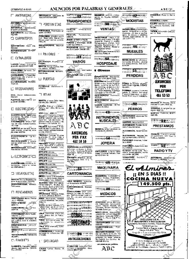 ABC SEVILLA 08-08-1993 página 91