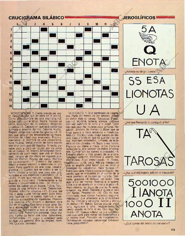 BLANCO Y NEGRO MADRID 08-08-1993 página 103