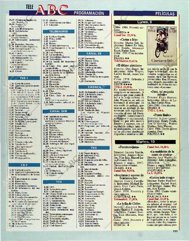 BLANCO Y NEGRO MADRID 08-08-1993 página 111