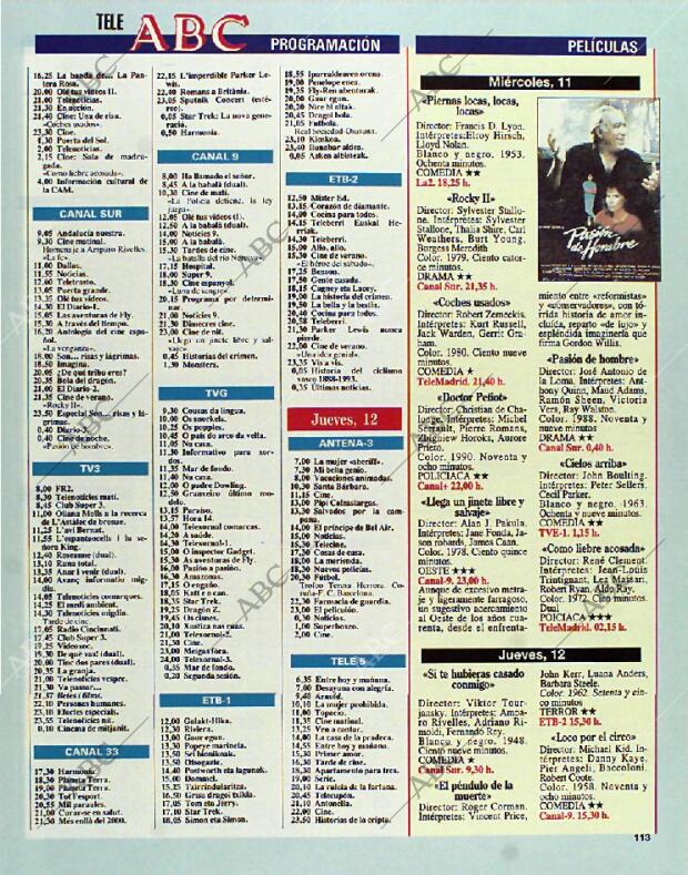 BLANCO Y NEGRO MADRID 08-08-1993 página 113