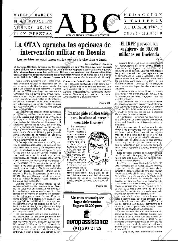 ABC MADRID 10-08-1993 página 13