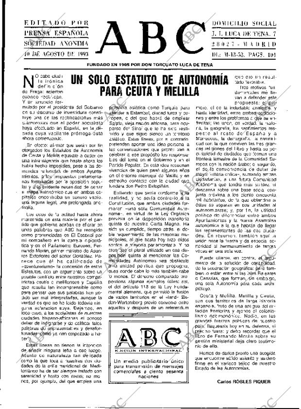 ABC MADRID 10-08-1993 página 3