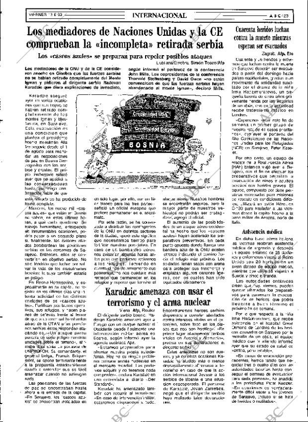 ABC SEVILLA 13-08-1993 página 23