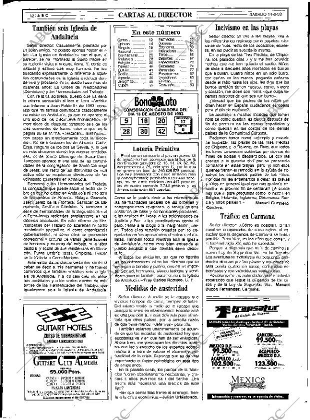 ABC SEVILLA 14-08-1993 página 12
