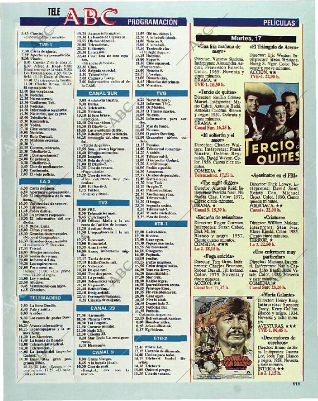 BLANCO Y NEGRO MADRID 15-08-1993 página 111