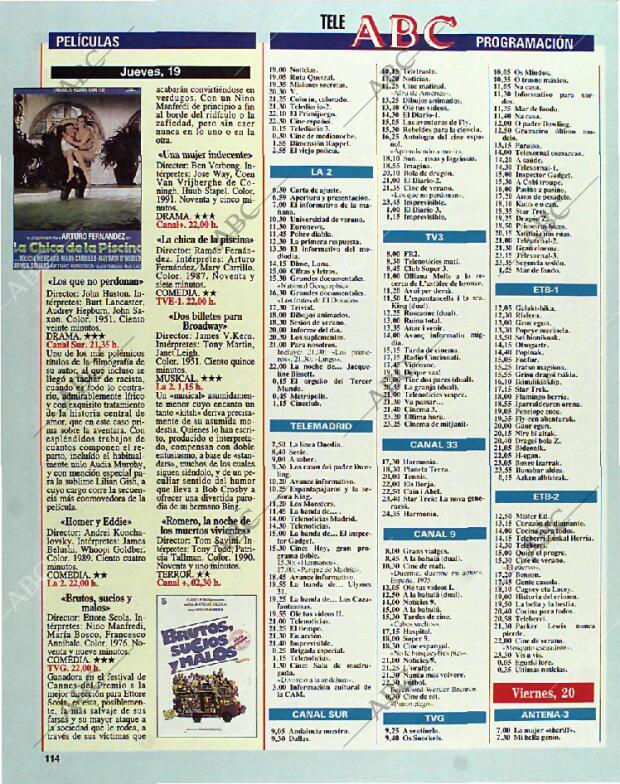 BLANCO Y NEGRO MADRID 15-08-1993 página 114