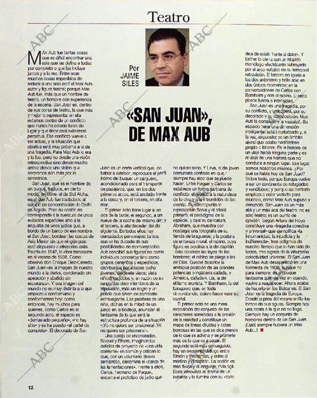 BLANCO Y NEGRO MADRID 15-08-1993 página 12