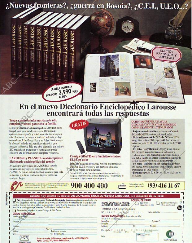 BLANCO Y NEGRO MADRID 15-08-1993 página 124