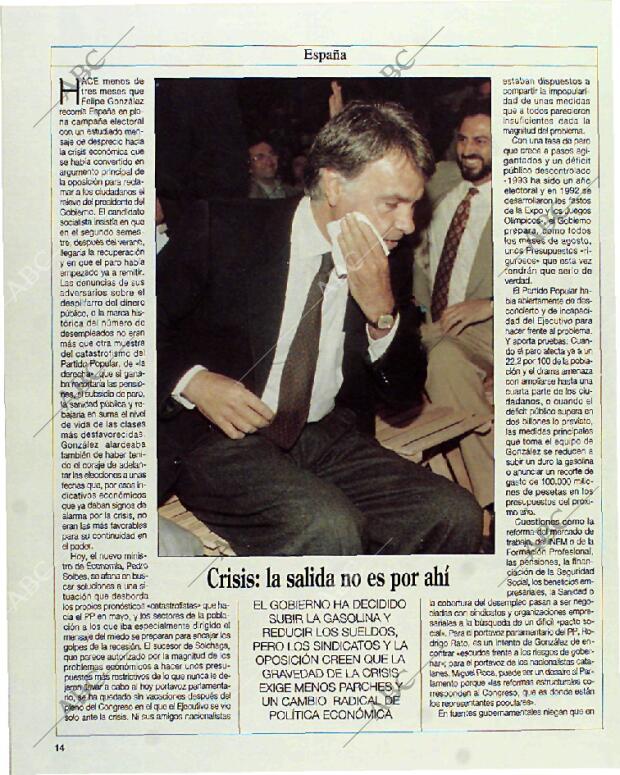 BLANCO Y NEGRO MADRID 15-08-1993 página 14