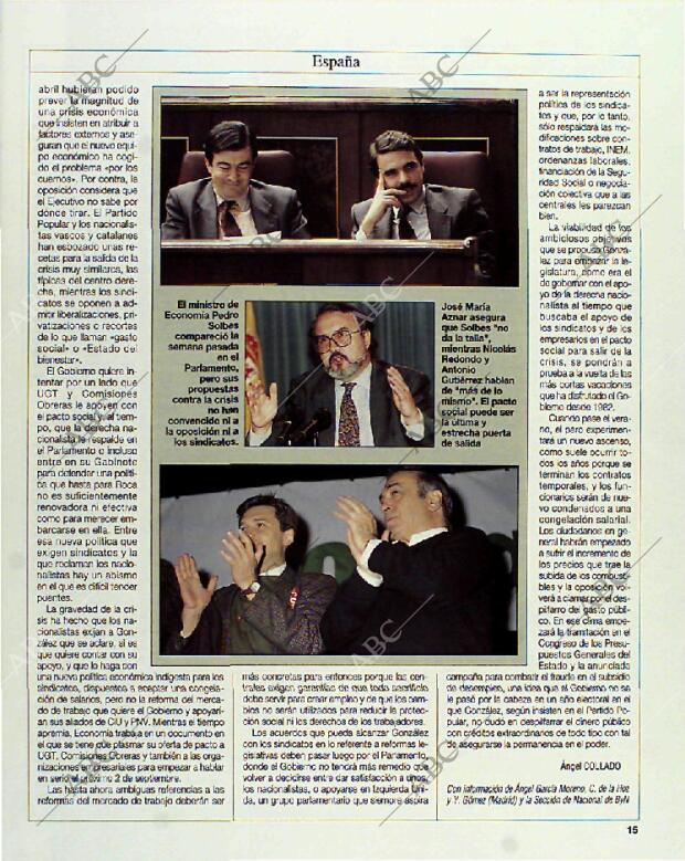 BLANCO Y NEGRO MADRID 15-08-1993 página 15