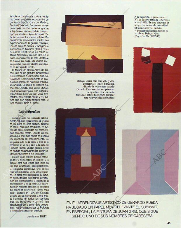 BLANCO Y NEGRO MADRID 15-08-1993 página 45