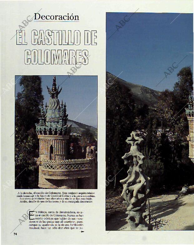 BLANCO Y NEGRO MADRID 15-08-1993 página 74