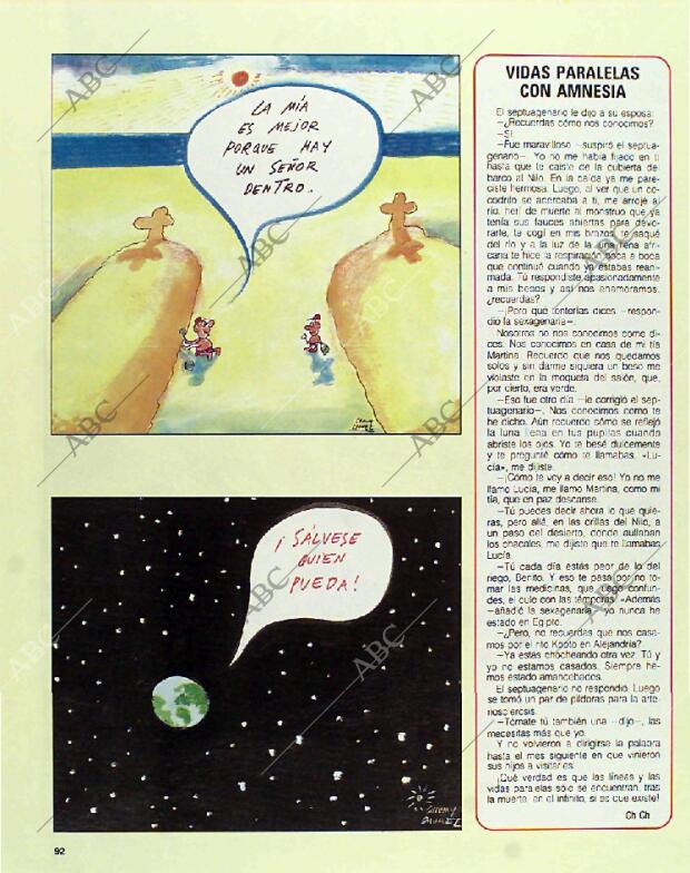 BLANCO Y NEGRO MADRID 15-08-1993 página 92