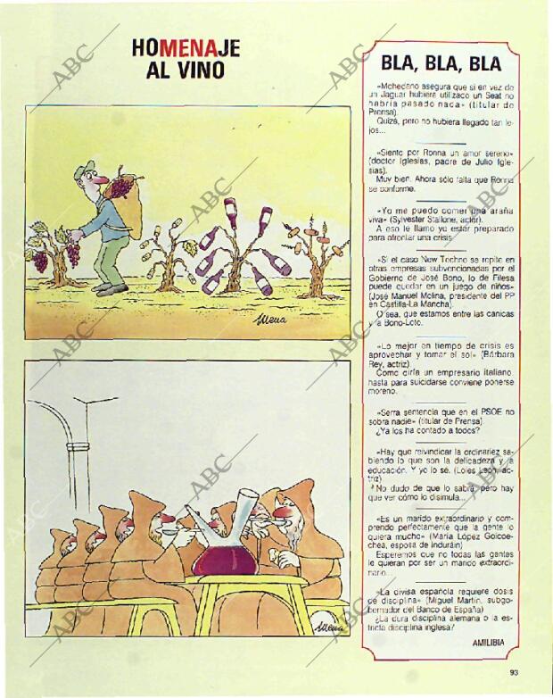 BLANCO Y NEGRO MADRID 15-08-1993 página 93