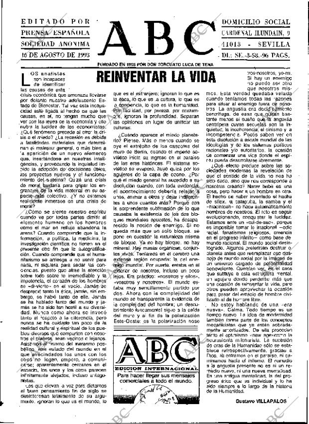 ABC SEVILLA 16-08-1993 página 3