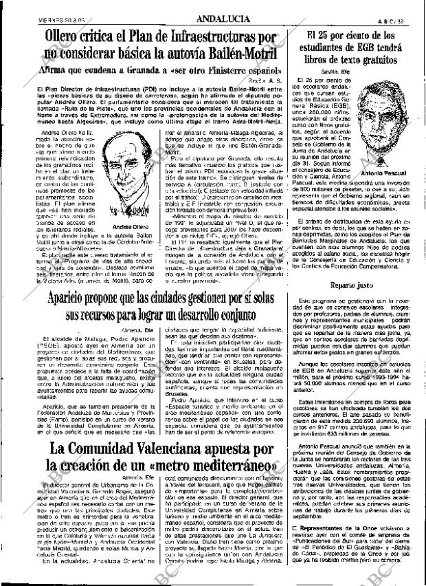 ABC SEVILLA 20-08-1993 página 39