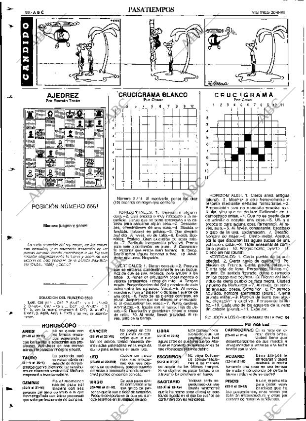 ABC SEVILLA 20-08-1993 página 86