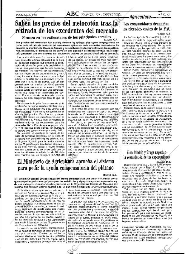 ABC MADRID 22-08-1993 página 43