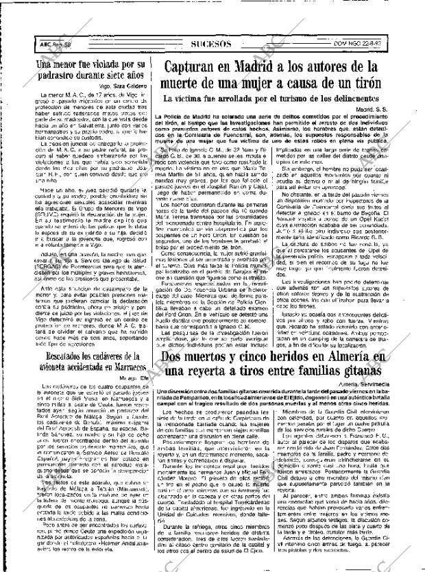 ABC MADRID 22-08-1993 página 58