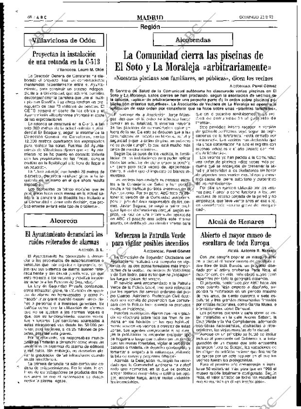 ABC MADRID 22-08-1993 página 68