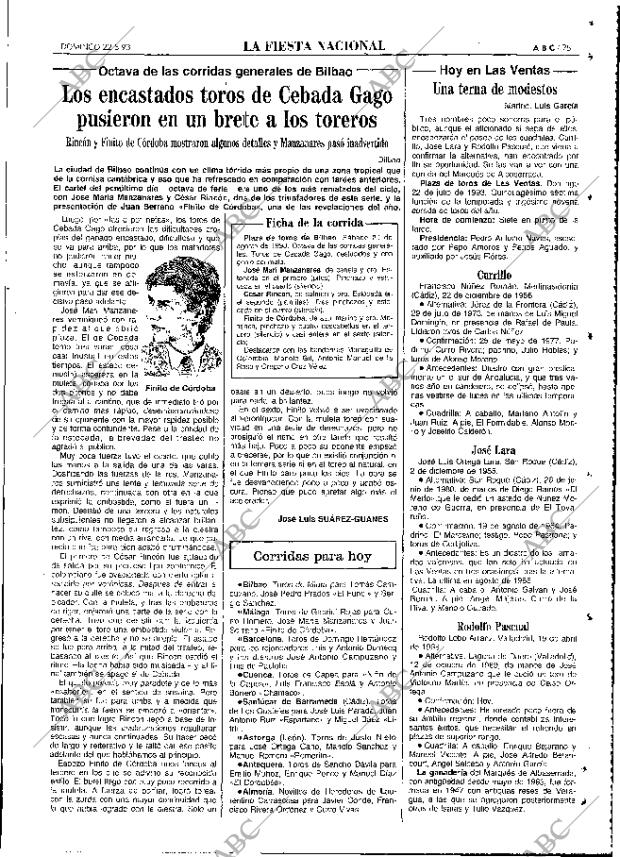 ABC MADRID 22-08-1993 página 75