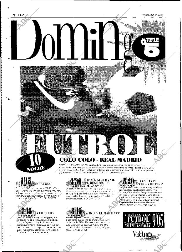 ABC MADRID 22-08-1993 página 78