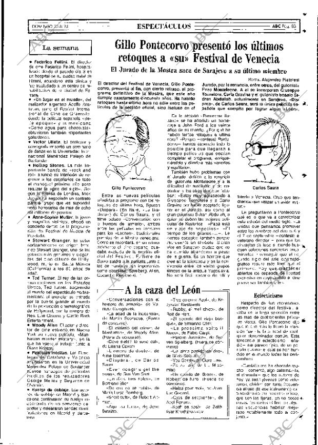 ABC MADRID 22-08-1993 página 83
