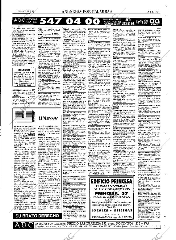 ABC MADRID 22-08-1993 página 99