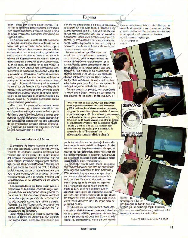 BLANCO Y NEGRO MADRID 22-08-1993 página 13