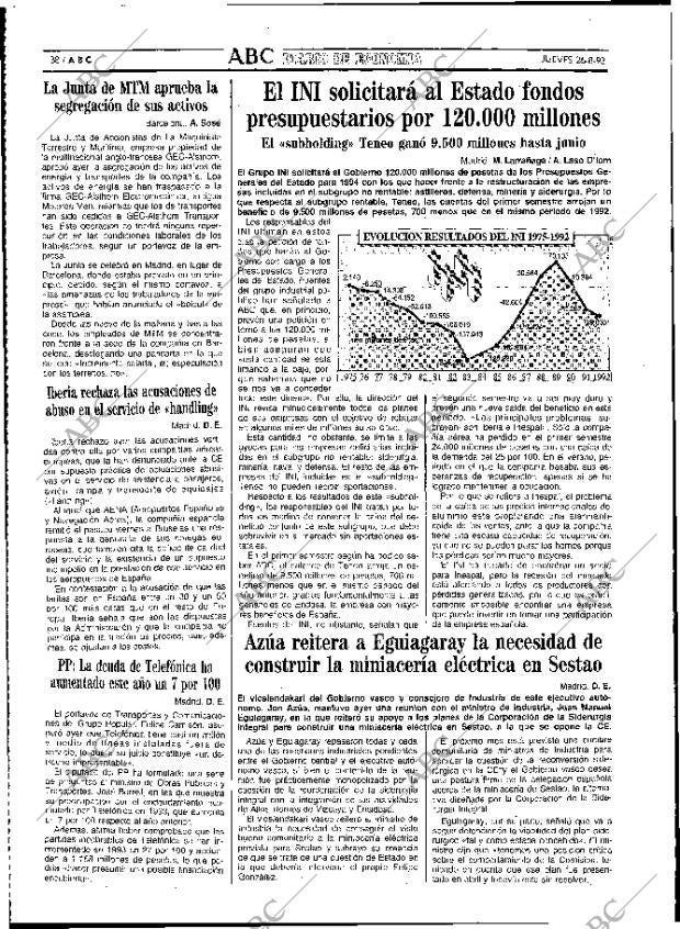 ABC MADRID 26-08-1993 página 38