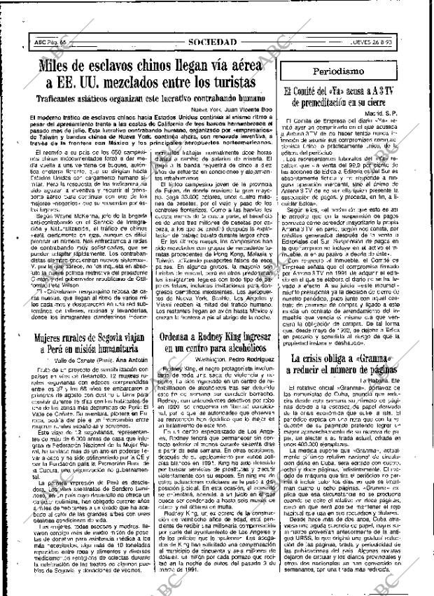 ABC MADRID 26-08-1993 página 66