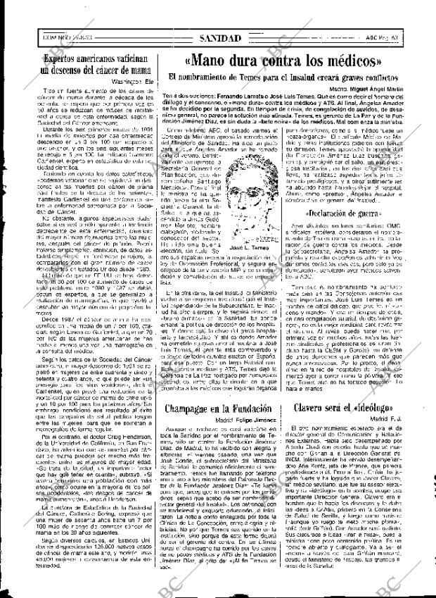 ABC MADRID 29-08-1993 página 63
