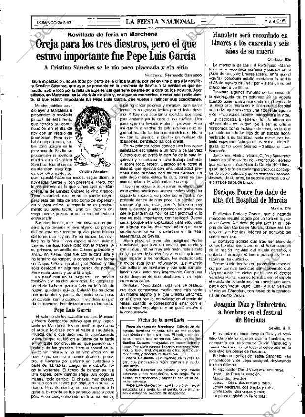 ABC SEVILLA 29-08-1993 página 69