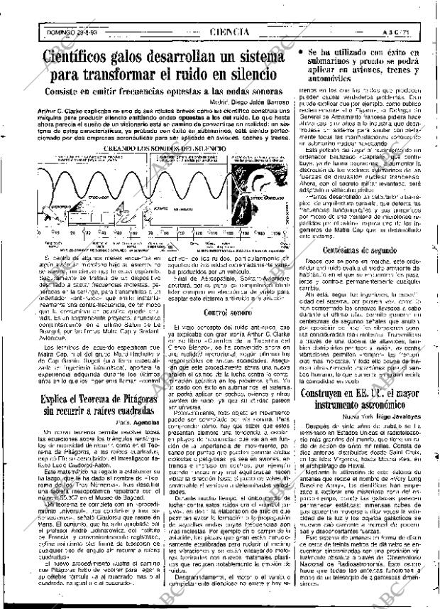 ABC SEVILLA 29-08-1993 página 71