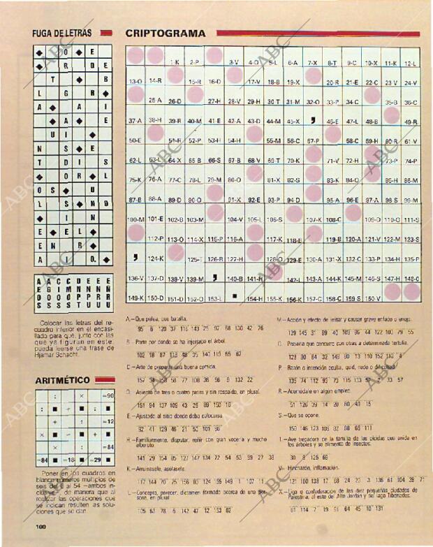 BLANCO Y NEGRO MADRID 29-08-1993 página 100