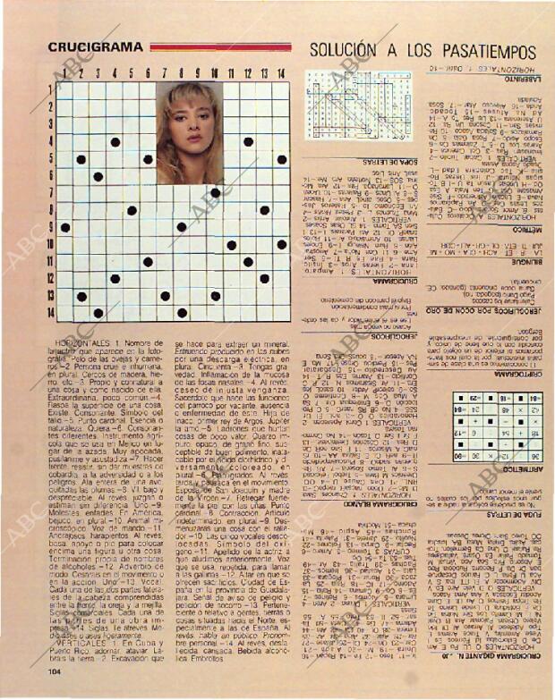 BLANCO Y NEGRO MADRID 29-08-1993 página 104
