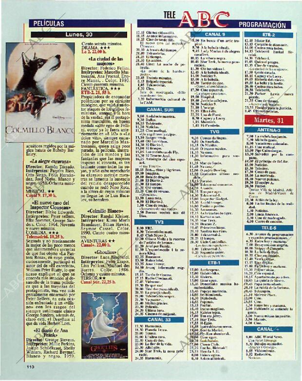 BLANCO Y NEGRO MADRID 29-08-1993 página 110