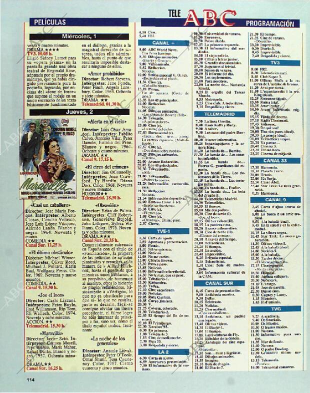 BLANCO Y NEGRO MADRID 29-08-1993 página 114