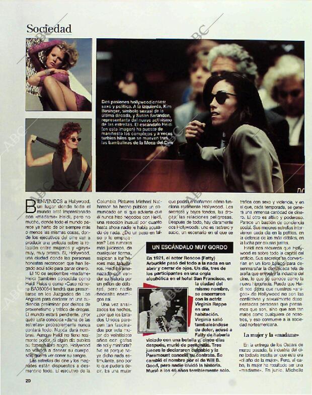 BLANCO Y NEGRO MADRID 29-08-1993 página 20