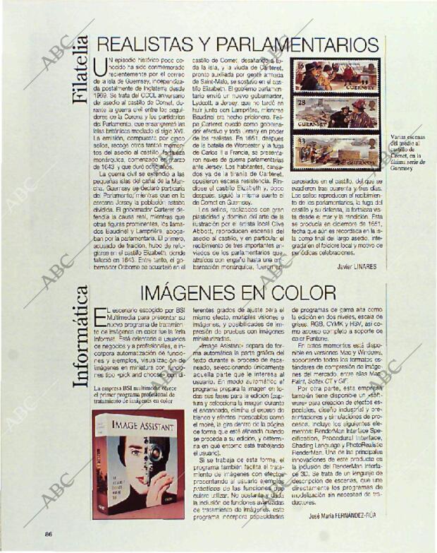 BLANCO Y NEGRO MADRID 29-08-1993 página 86